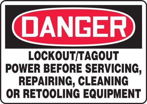 Safety Sign, Header: DANGER, Legend: LOOK OUT FOR CRANE